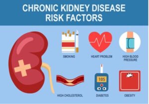 Chronic kidney diseaase risk factors.